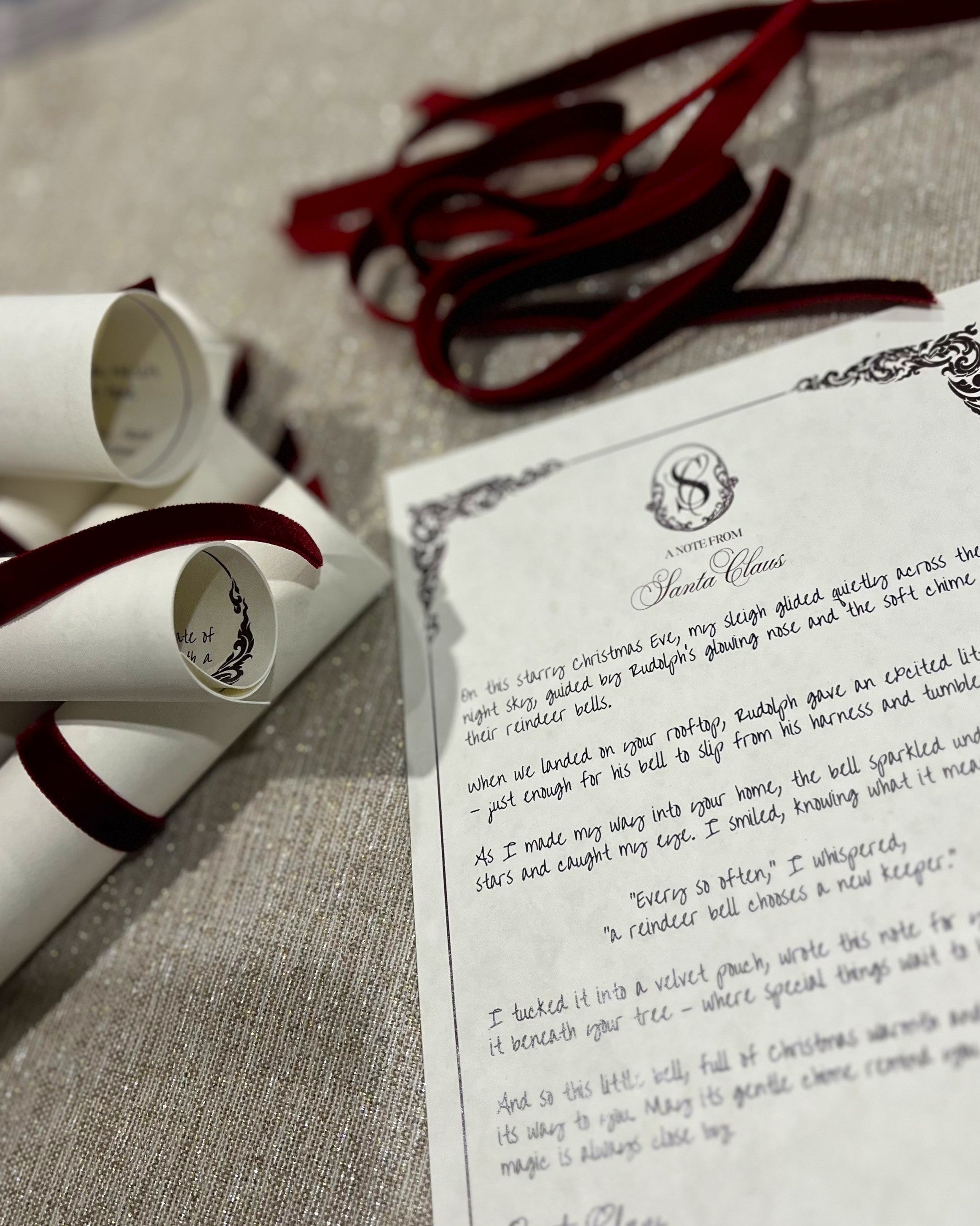 Heirloom Sleigh Bell ~ 'Lost by Rudolph'