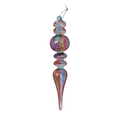 Pastel Vintage Glass Finial ~ 15.5cm